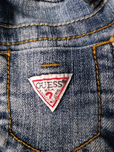Jeans de bebé Guess azul denim - miniatura 4