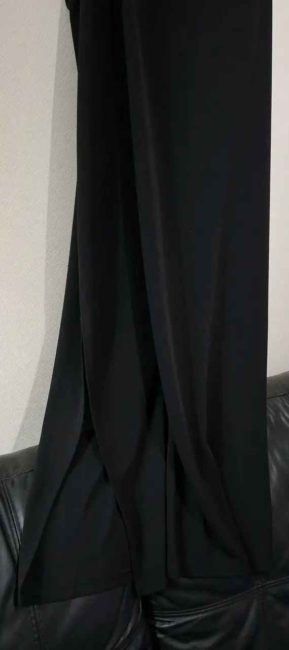 Vestido lencero negro de tirantes - 2