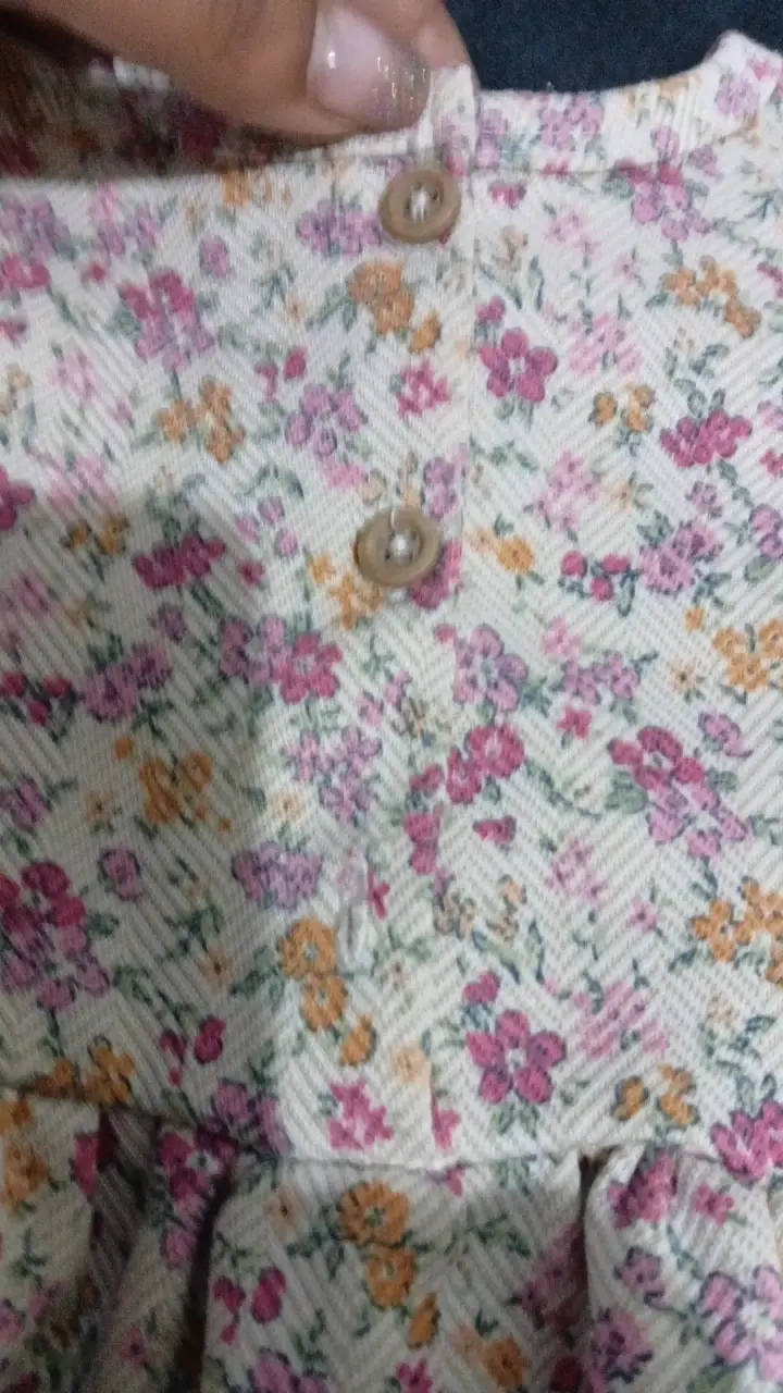 Vestido floral para bebé 12 meses yamp - 3