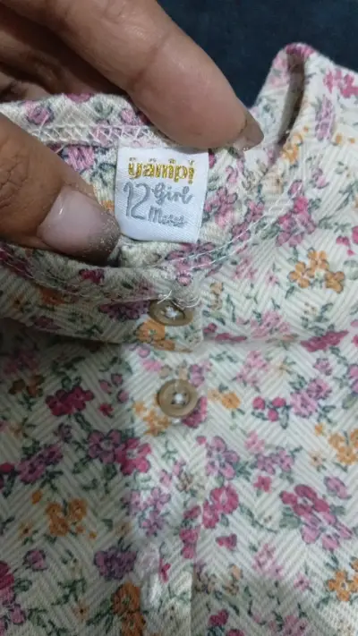 Vestido floral para bebé 12 meses yamp - miniatura 4