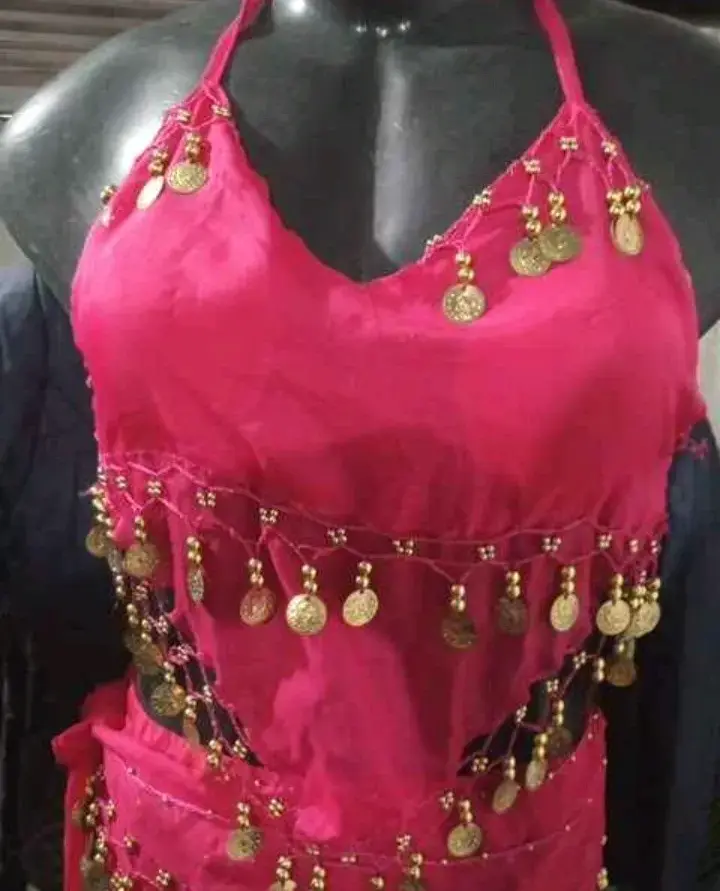 Vestido danza árabe futcia con monedas decorativas - 2