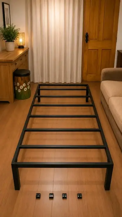 Base de cama de metal - miniatura 1