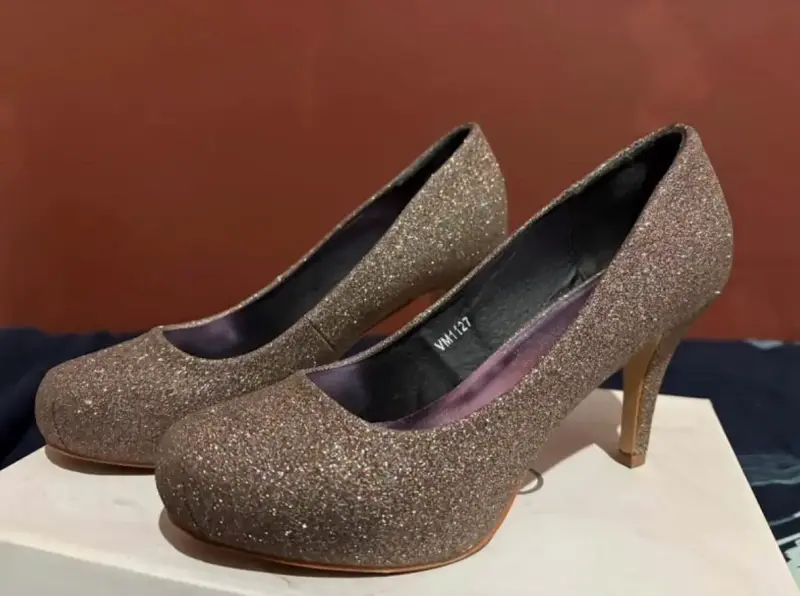 Zapatos de Tacón Brillantes para Mujer