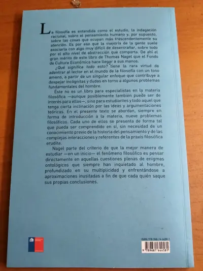 Libro ¿Qué Significa Todo Esto? de Thomas Nagel - miniatura 2
