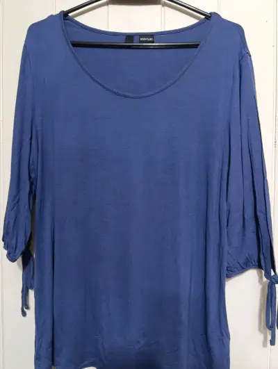 Blusa azul manga 3/4 Bodyflirt - miniatura 1