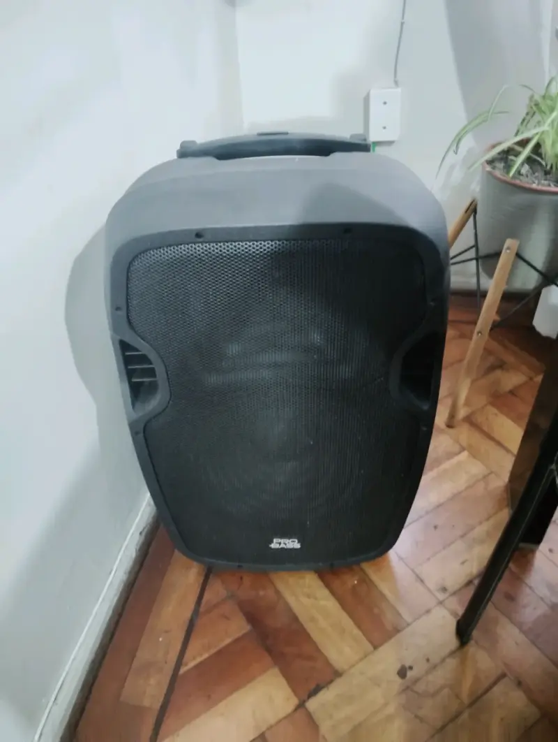 Parlante portátil Pro Bass con micrófono y control - 2