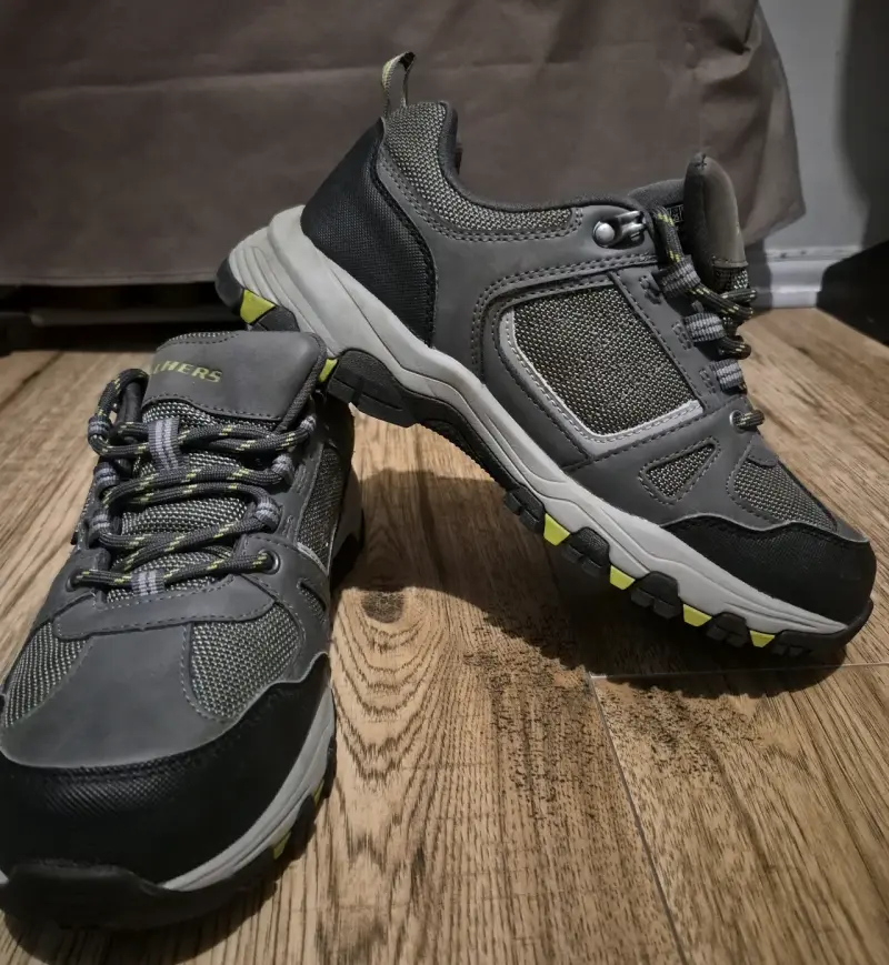 Zapatillas Skechers para hombre impermeables gris - 2