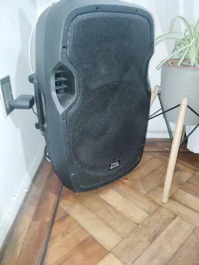 Parlante portátil Pro Bass con micrófono y control - miniatura 1