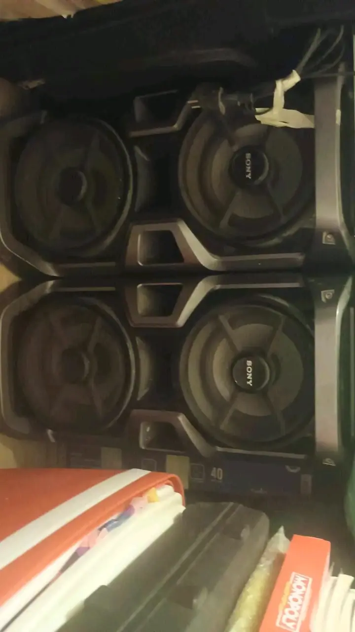 Parlantes Sony de alta potencia