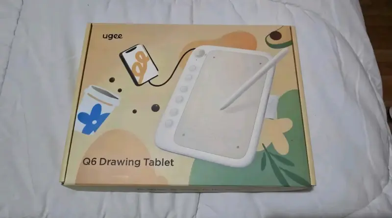 Tableta de Dibujo Ugee Q6 con Lápiz - 1