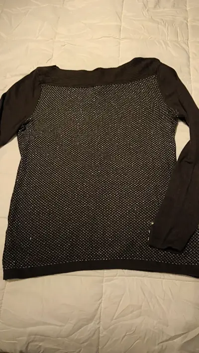 Suéter de mujer negro shine - miniatura 2