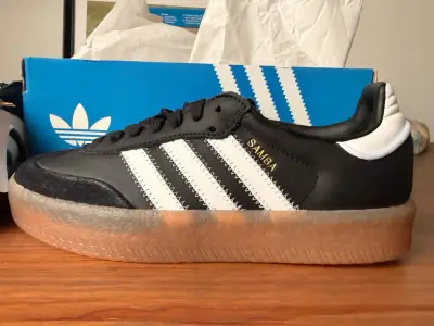 Zapatillas Adidas Samba Mujer Negras - miniatura 3