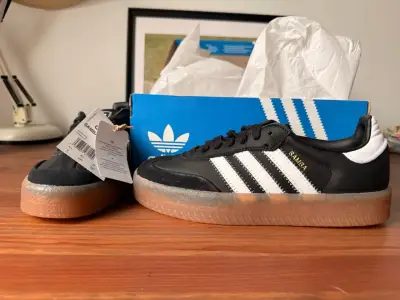 Zapatillas Adidas Samba Mujer Negras - miniatura 4