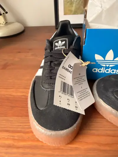 Zapatillas Adidas Samba Mujer Negras - miniatura 5