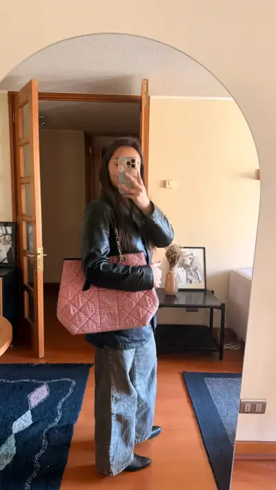 Bolso tote acolchado Purificación García - miniatura 3