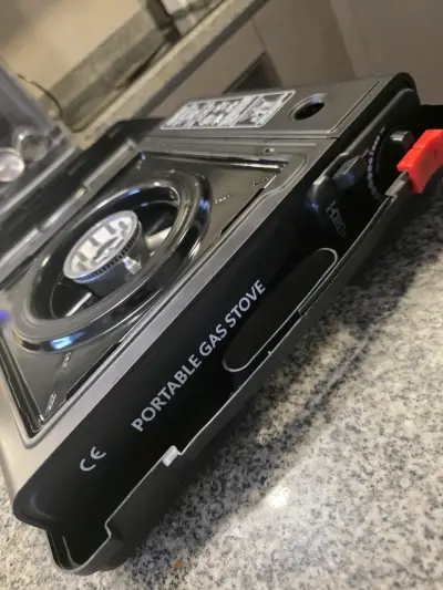 Cocina a gas portátil con estuche - miniatura 2