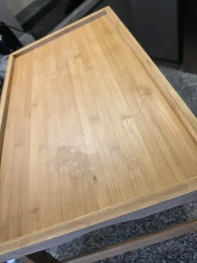 Mesa de desayuno plegable de bambú - miniatura 2