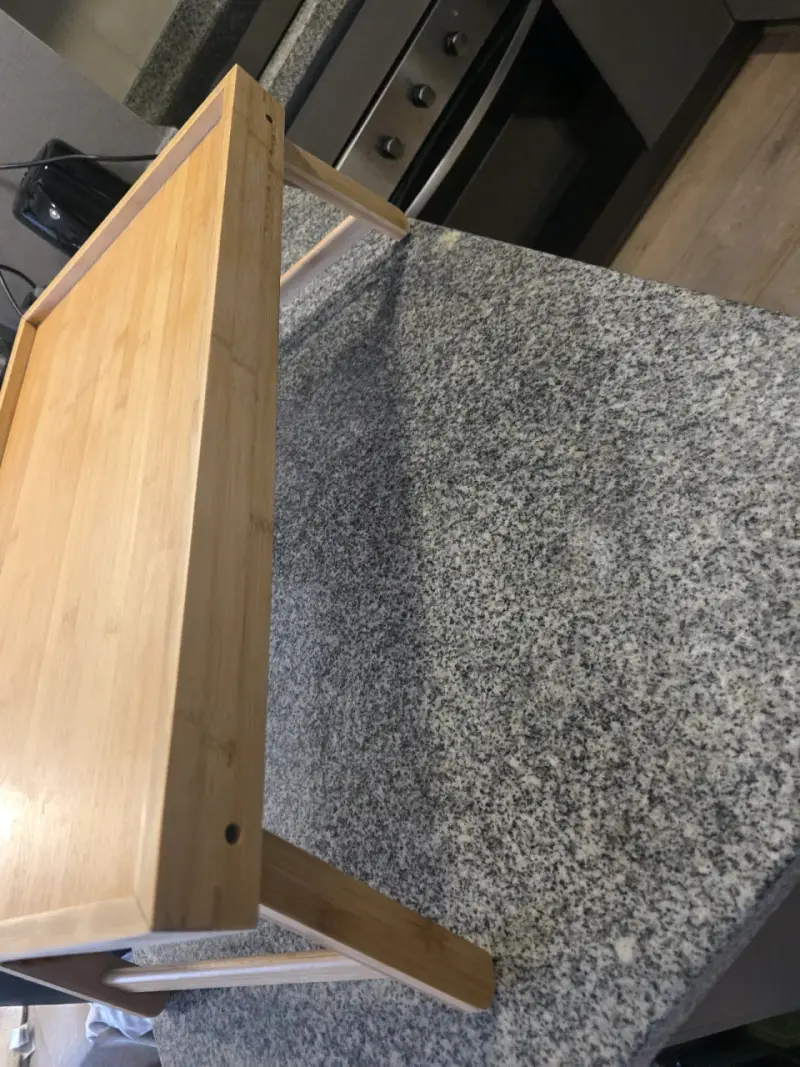 Mesa de desayuno plegable de bambú - 4