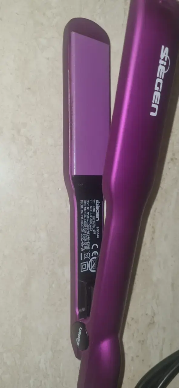 Plancha de Pelo Siegen SG-540 Morada - 1