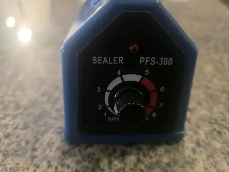 Selladora de bolsas PFS-300 azul - 3