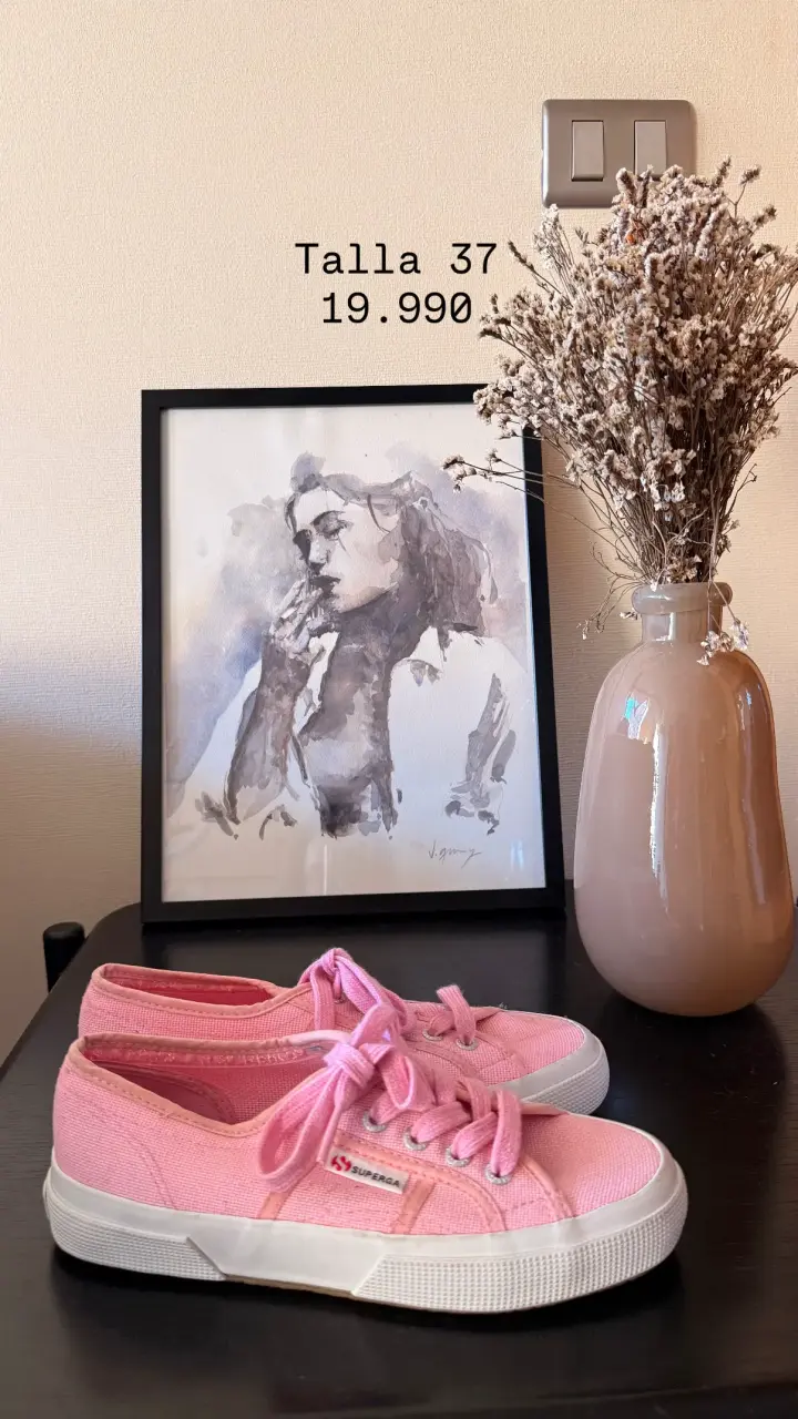 Zapatillas rosadas Superga talla 37.5 - 2