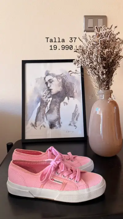 Zapatillas rosadas Superga talla 37.5 - miniatura 2
