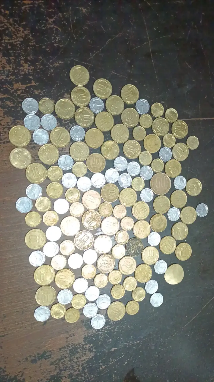 Lote de Monedas Antiguas de Chile - 1