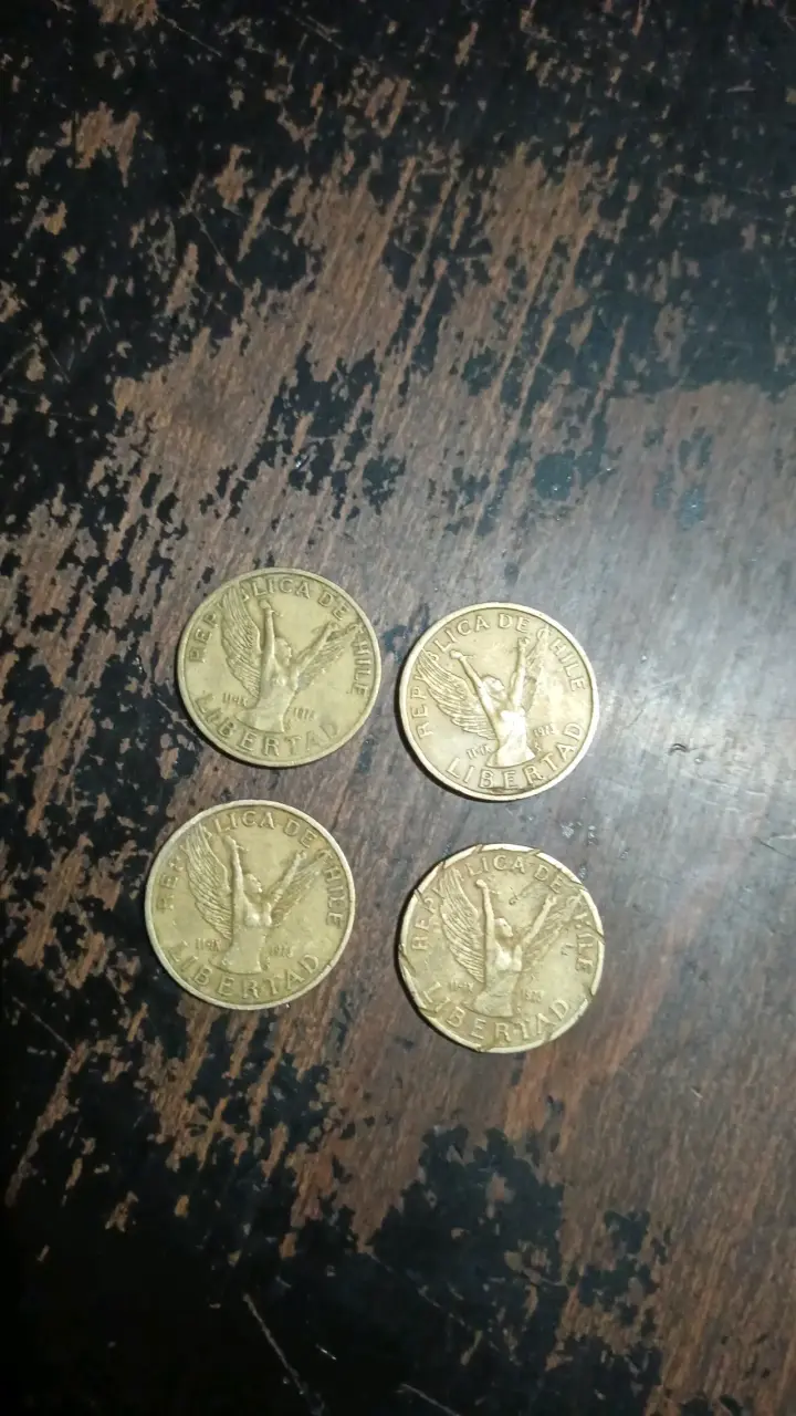 Lote de Monedas Antiguas de Chile - 2