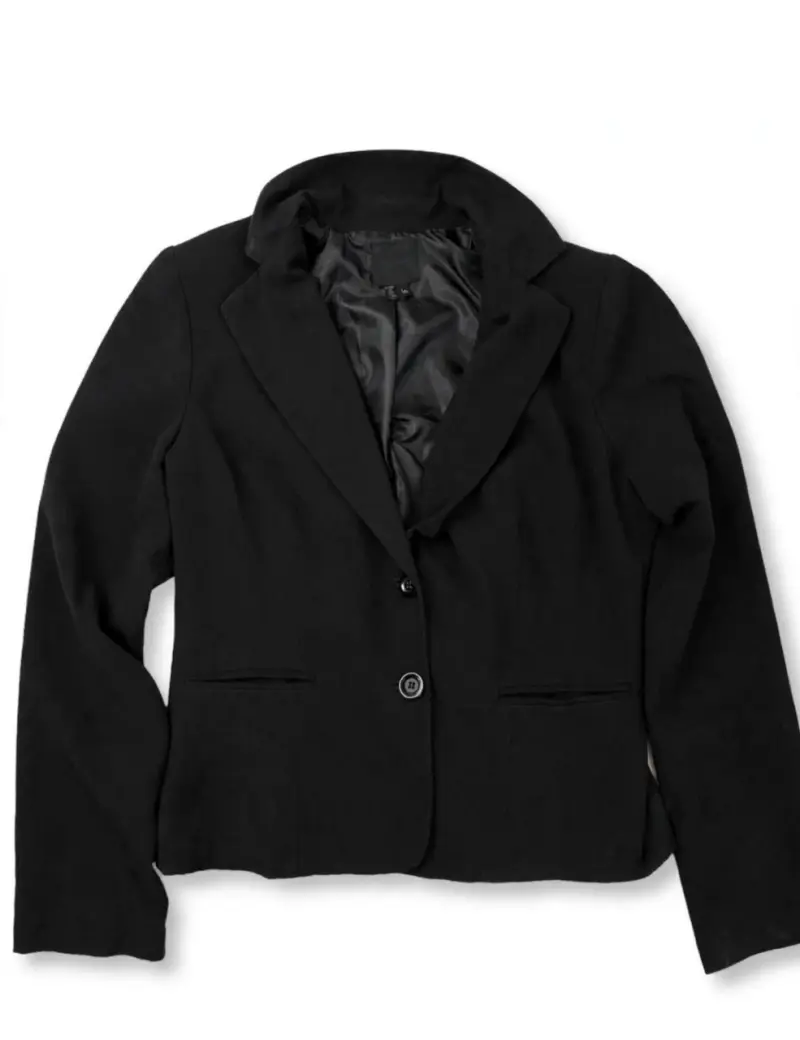 Blazer negro elegante para mujer