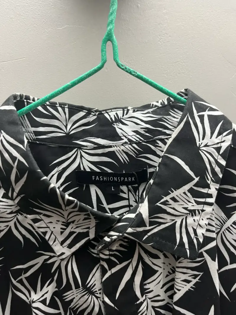 Camisa estampada de hojas Fashion Spark - 2