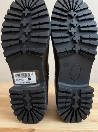Botines Rainforest color café oscuro talla 37! - miniatura 4