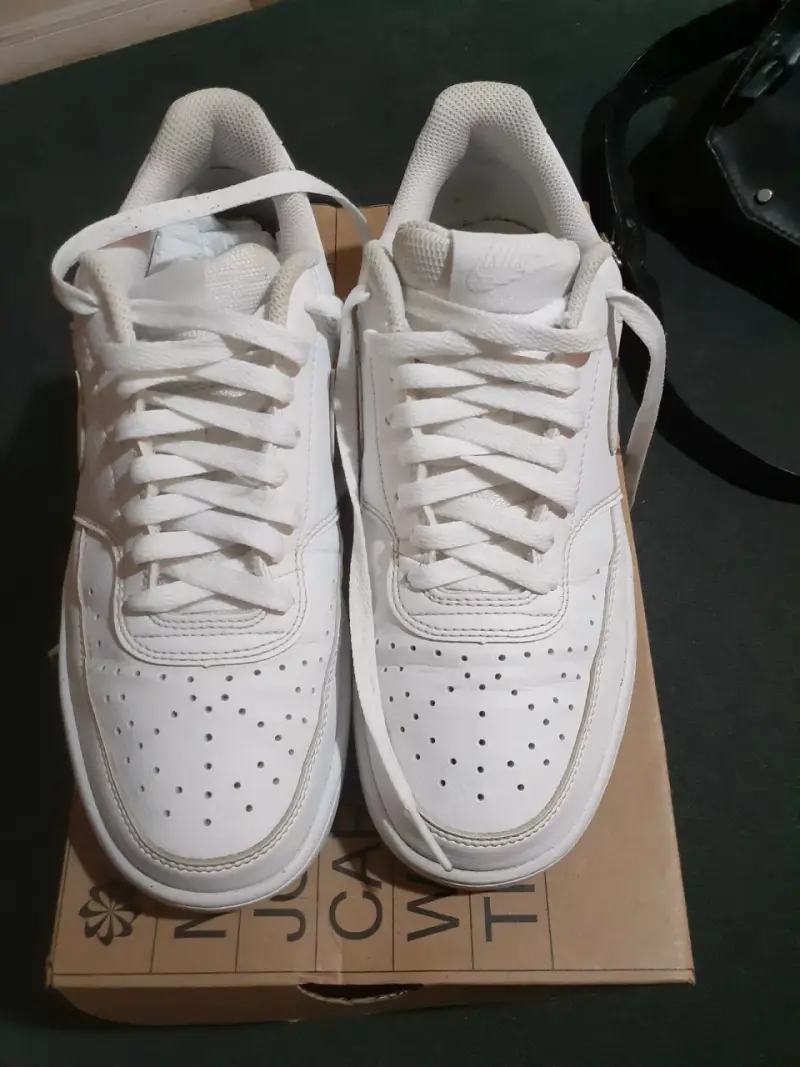 Zapatillas Nike Court Vision Lo Blancas - 3