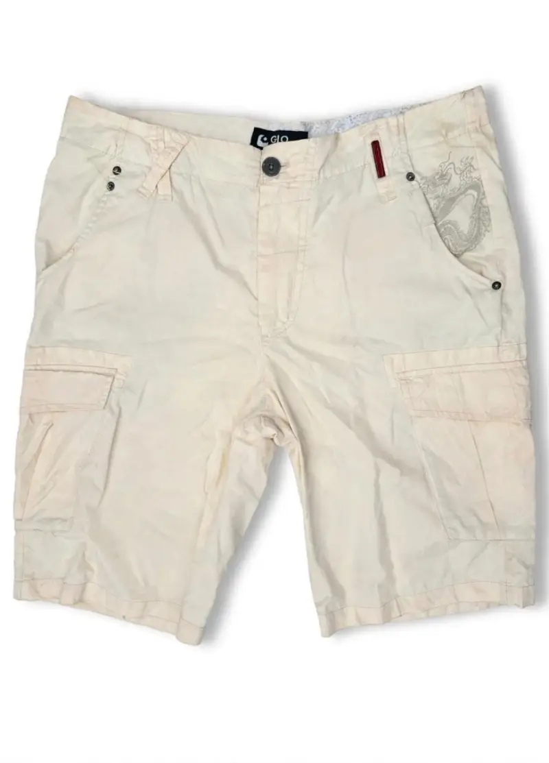 Bermudas cargo beige para hombre Glo Story M! - 1