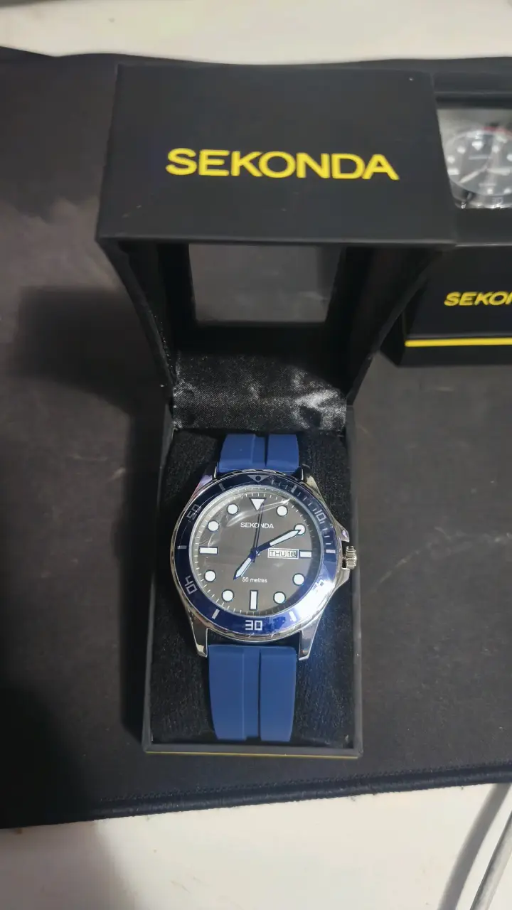 Reloj Sekonda para hombre con correa azul - 1