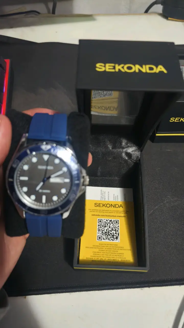 Reloj Sekonda para hombre con correa azul - 2