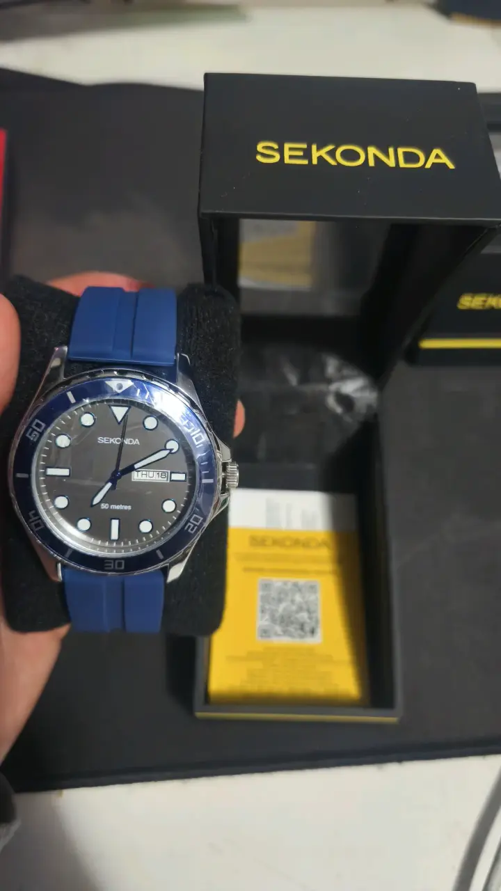 Reloj Sekonda para hombre con correa azul - 3