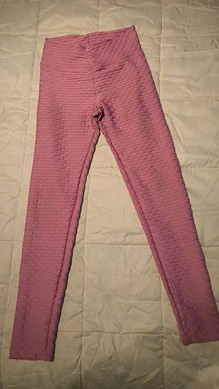 Leggings deportivos rosados para mujer