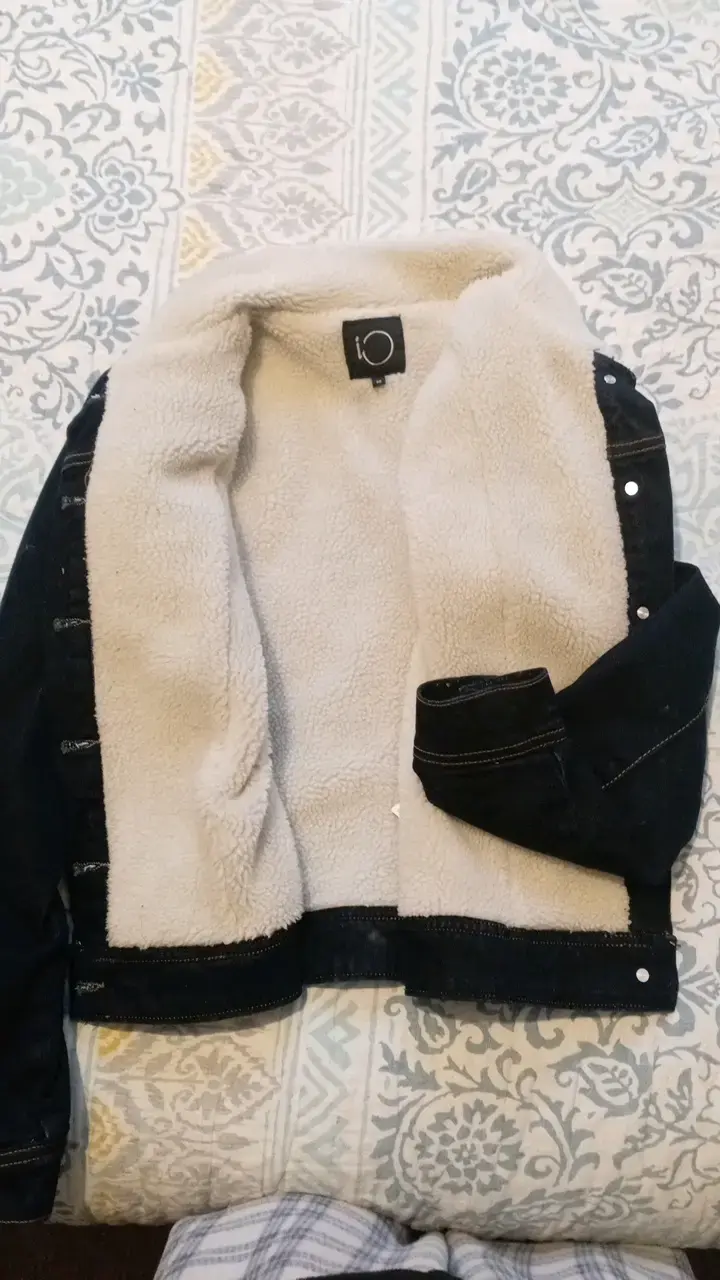 Chaqueta de mezclilla con forro borrego mujer - 2