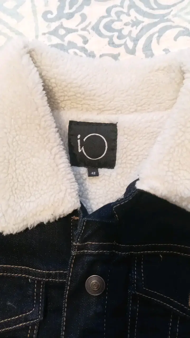 Chaqueta de mezclilla con forro borrego mujer - 4