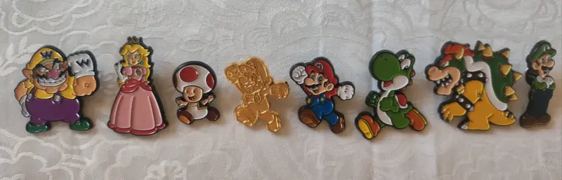 Set de Pines Coleccionables Super Mario NINTENDO - 1