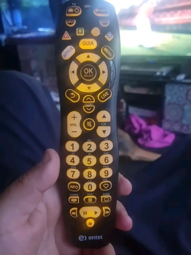 Control remoto universal Entel para TV