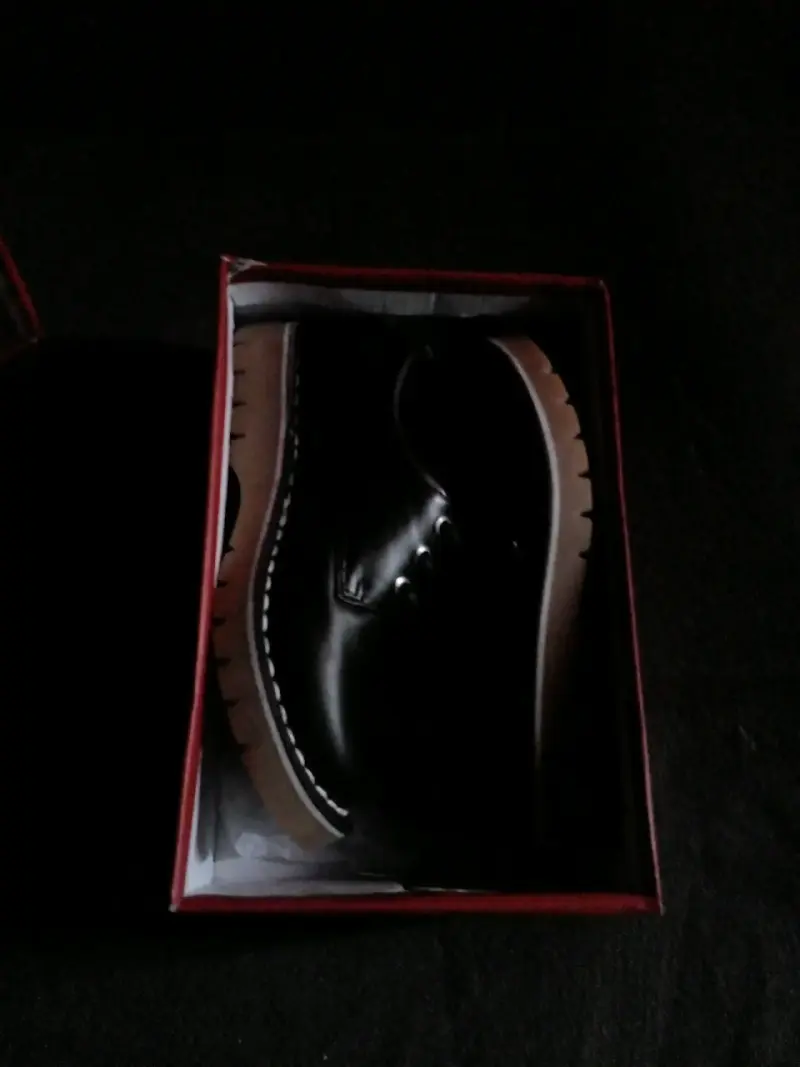 Zapatos de cuero negro para niño Osito talla 28 - 1