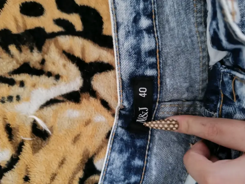Jeans desgastados para mujer talla 40 - 2