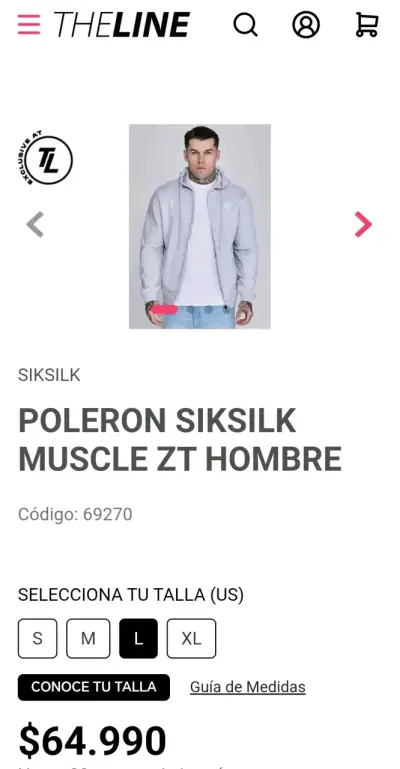 Polerón  SikSilk original talla L - miniatura 4