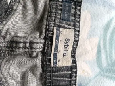 Jeans grises Sybilla para mujer - miniatura 2