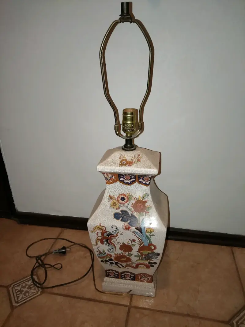 Lámpara de mesa cerámica decorativa vintage - 2