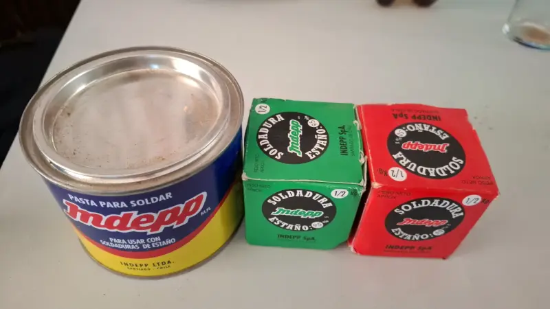 Kit de soldadura Indepp con pasta y estaño