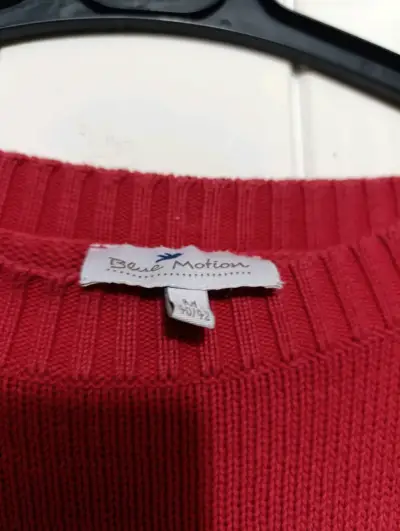 Suéter a rayas rojo y blanco para mujer - miniatura 2
