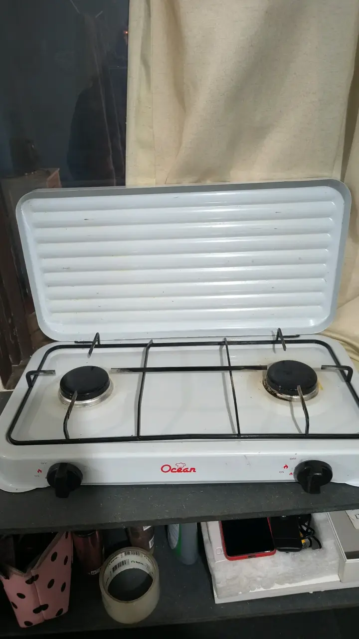 Cocina a gas portátil Ocean de dos quemadores - 1
