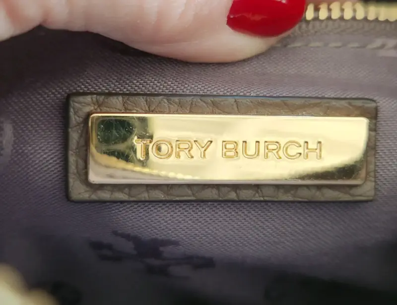 Cartera de cuero Tory Burch con logo destacado - 6